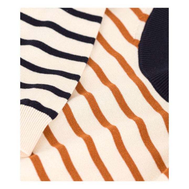 Maglione a righe Sailor | Ecru- Immagine del prodotto n°4