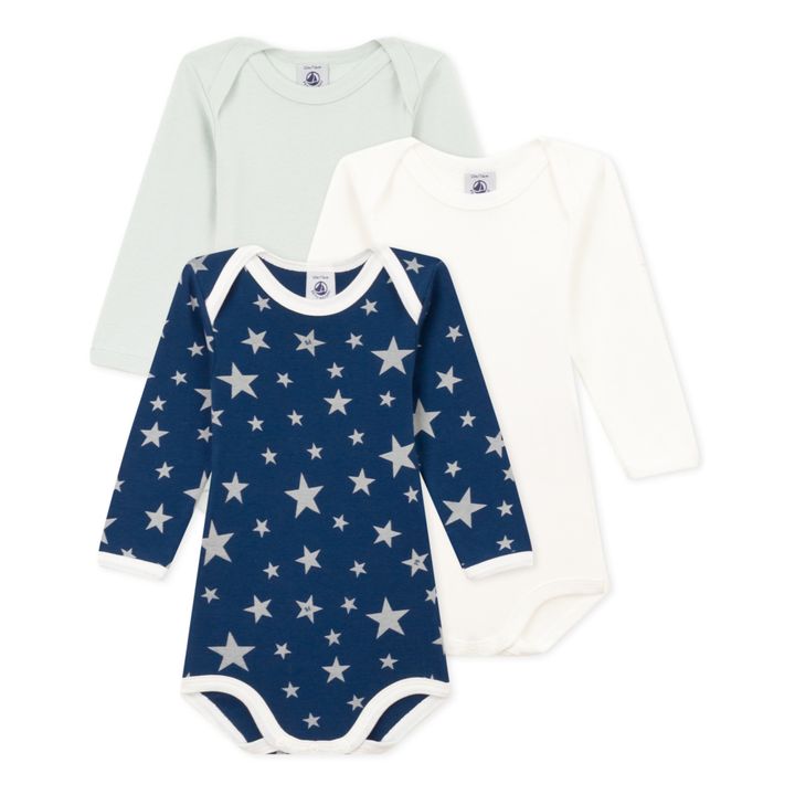 Lot 3 Bodies Phosphoreszierende Sterne | Blau- Produktbild Nr. 0