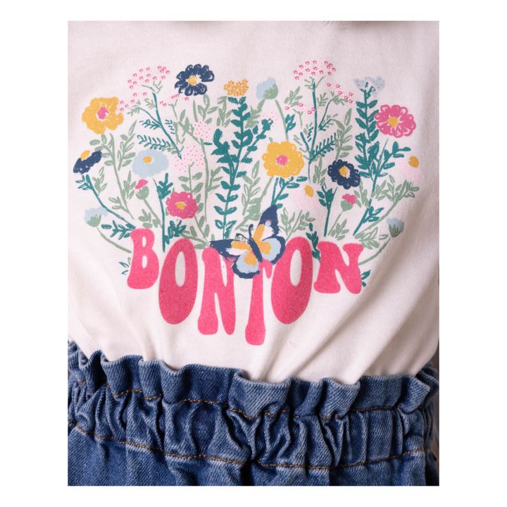 Organic Cotton Heart T-Shirt | Ecru- Product image n°2