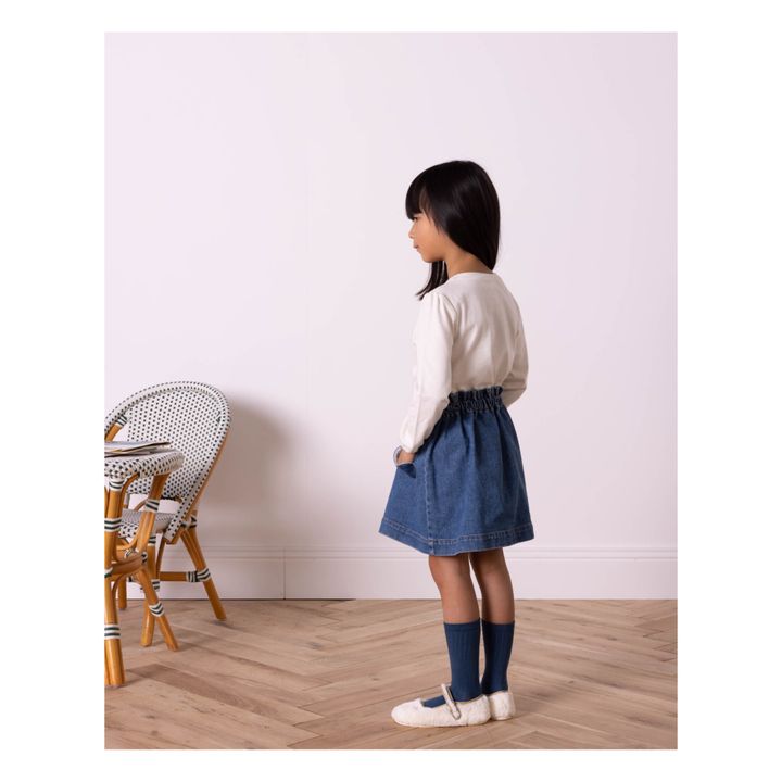 Organic Cotton Heart T-Shirt | Ecru- Product image n°5