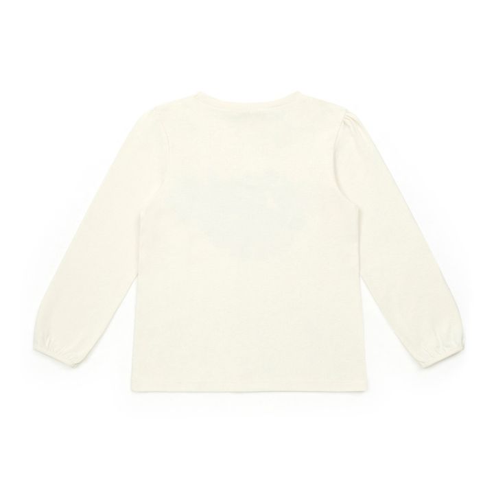 Organic Cotton Heart T-Shirt | Ecru- Product image n°6