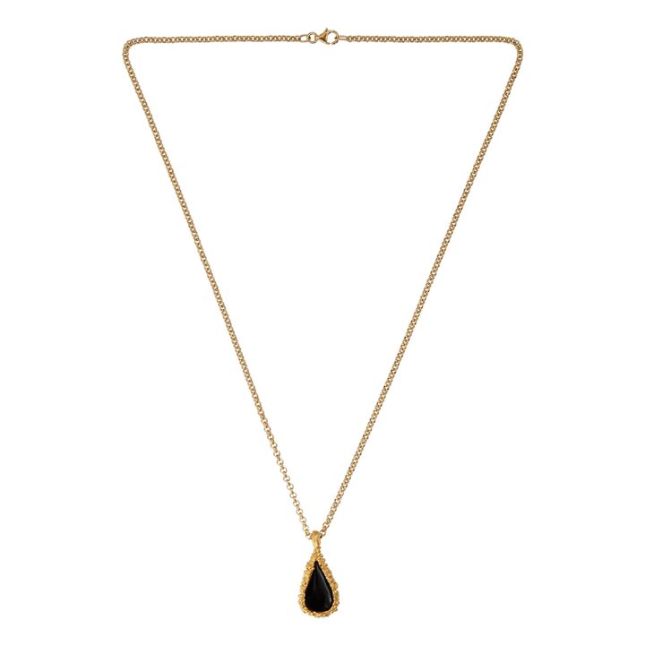Collar The Teardrop of the Past Enamel | Dorado- Imagen del producto n°0