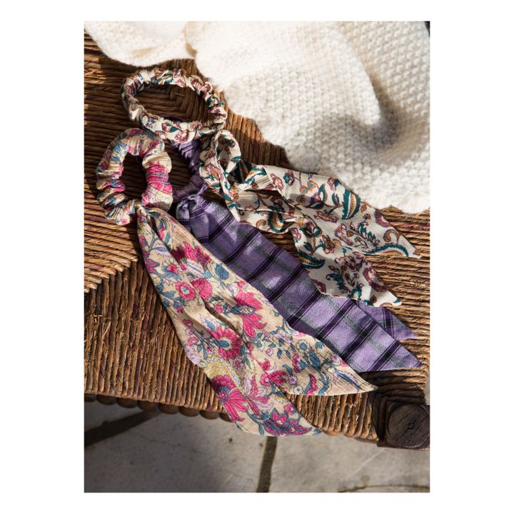 Scrunchie Foulard Akimmi - Collezione Donna | Ecru- Immagine del prodotto n°1