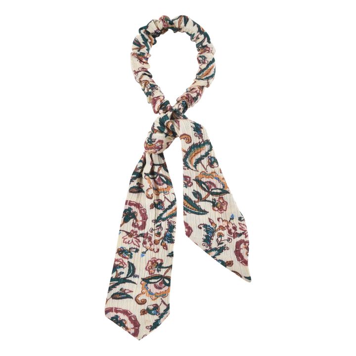 Scrunchie Foulard Akimmi - Collezione Donna | Ecru- Immagine del prodotto n°3