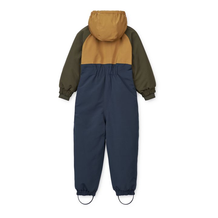 SNE Two-tone Recycled Material Ski Suit | Khaki- Product image n°6