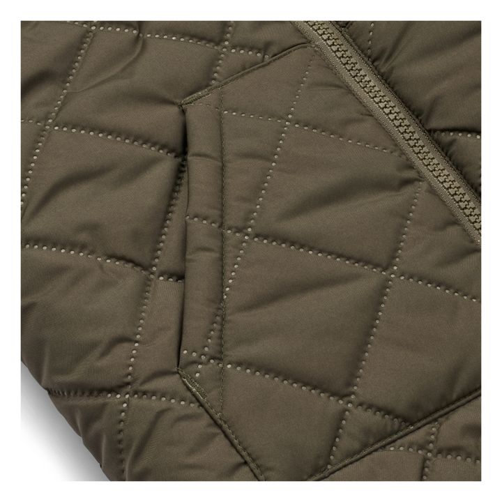 Ärmellose Wendejacke aus recycelten Materialien Diana | Khaki- Produktbild Nr. 2