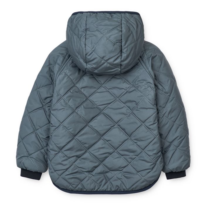 Chaqueta de material reciclado reversible Jackson | Azul- Imagen del producto n°4
