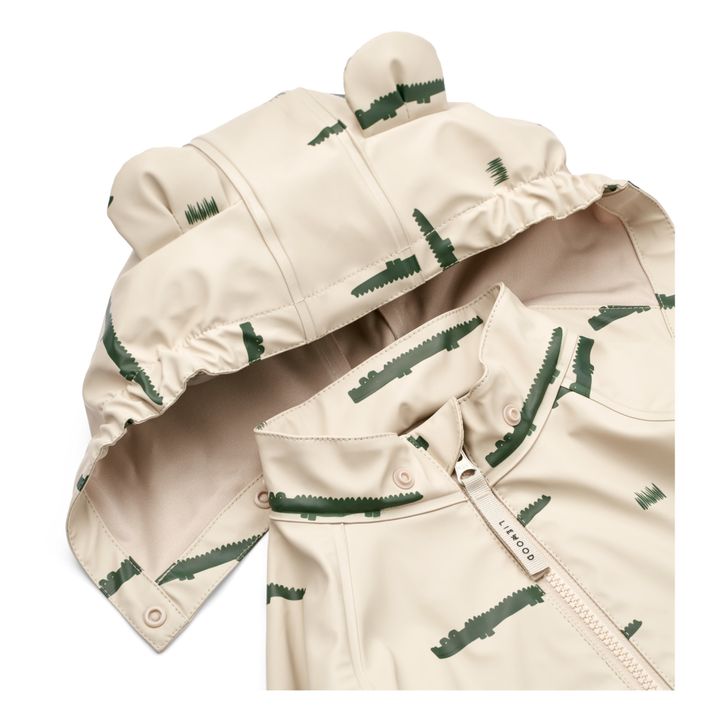 Wasserdichte Jacke + Hose Recyceltes Material Krokodile Melodi | Grün- Produktbild Nr. 6