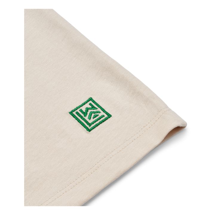 Camiseta manga corta de algodón ecológico Cocodrilos Apia | Crudo- Imagen del producto n°2