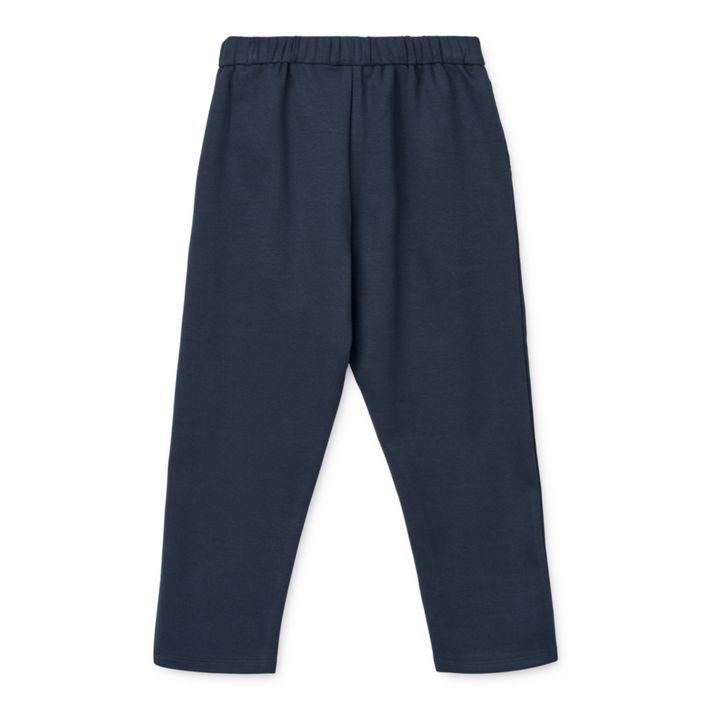 Pantalón de algodón ecológico Lesley | Azul Marino- Imagen del producto n°3