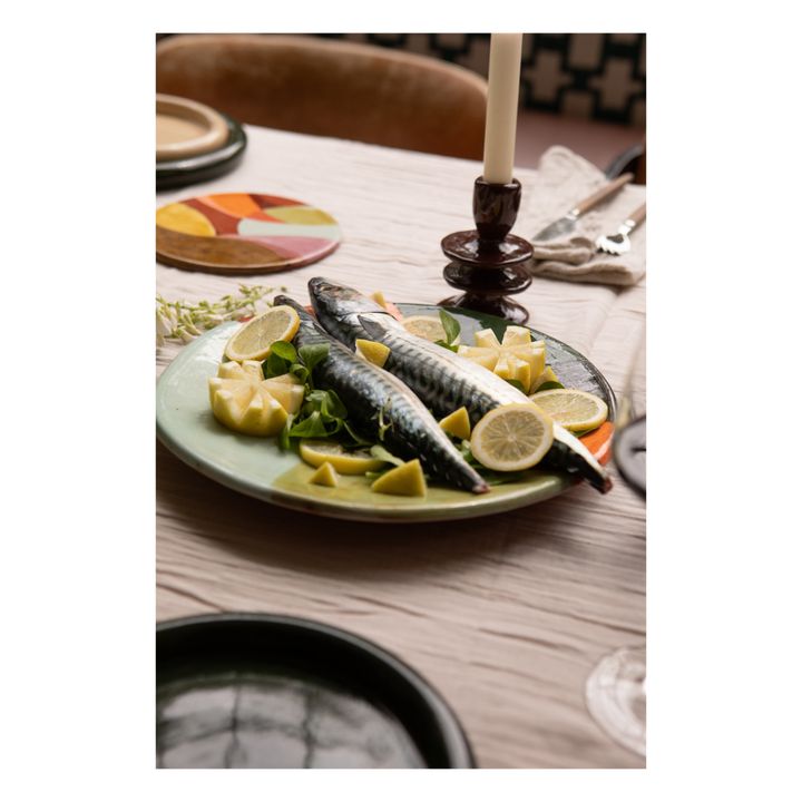 Earthenware Trivet | Verde militare- Immagine del prodotto n°4