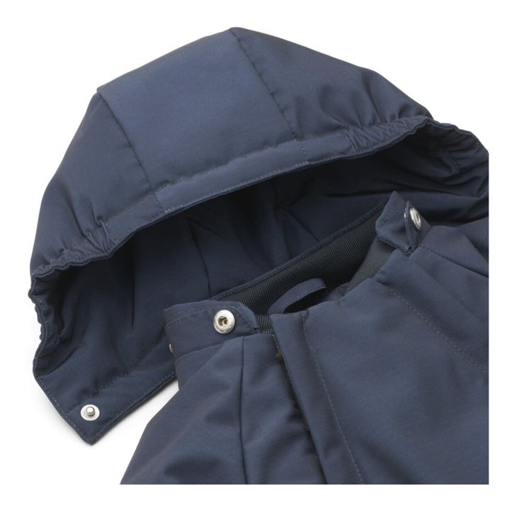Traje de esquí de lino reciclado | Azul Marino- Imagen del producto n°1