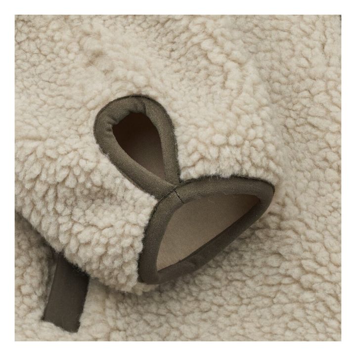 Nolan Recycled Fur Jacket | Beige- Product image n°2