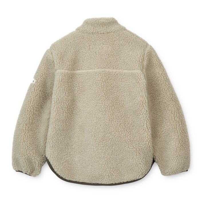 Nolan Recycled Fur Jacket | Beige- Product image n°3