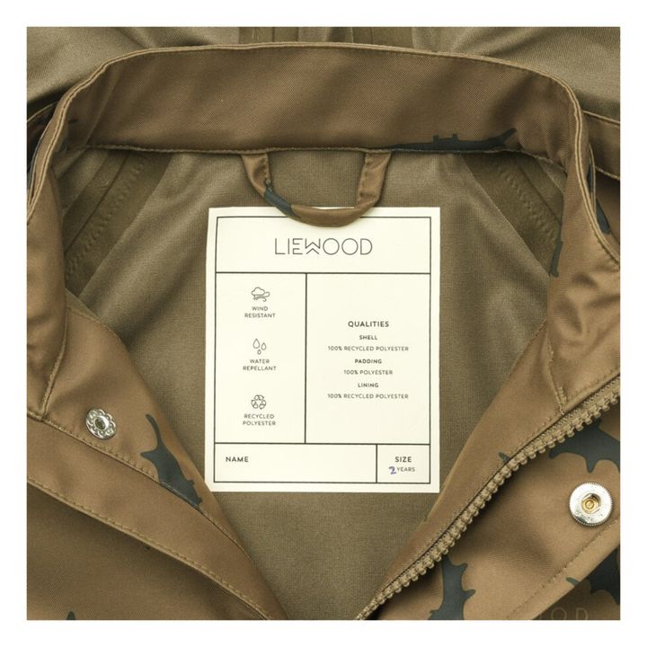Parka Dakota Recycled Bats | Marrón Kaki- Imagen del producto n°2
