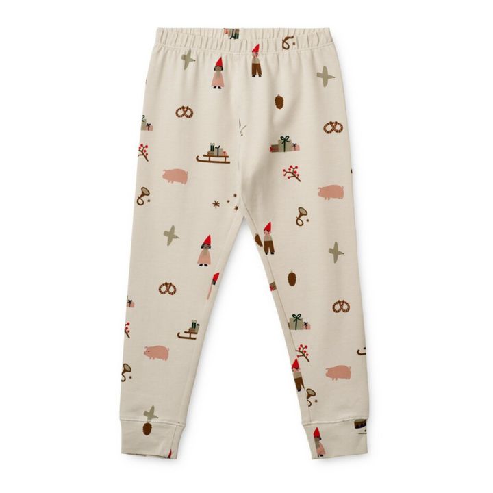 Pijama Algodón Ecológico Holiday Wilhelm | Beige- Imagen del producto n°8