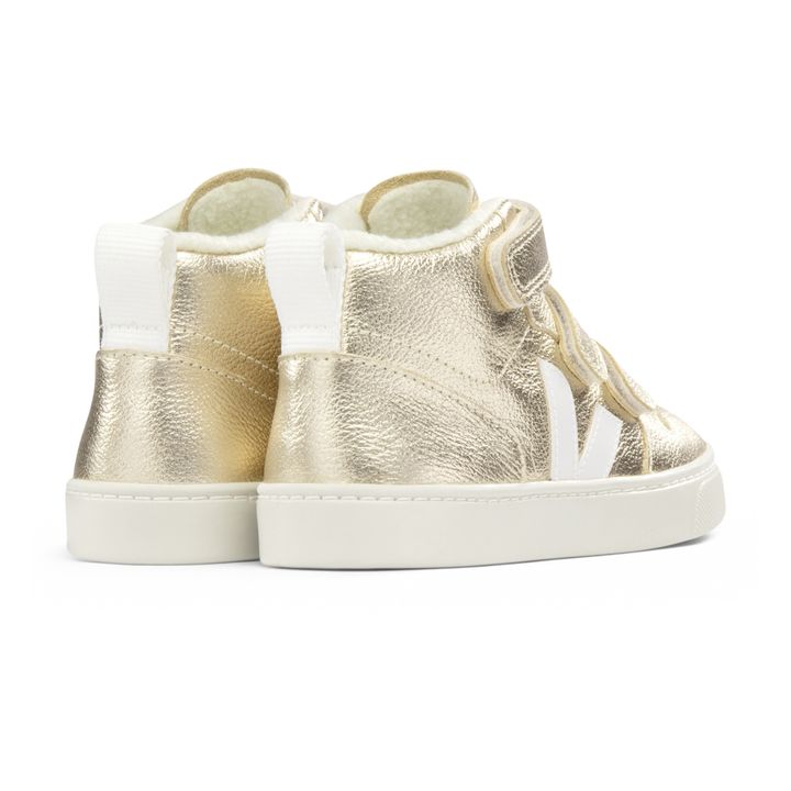Sneaker V-10 Mid Scratch Leder gefüttert | Gold- Produktbild Nr. 2