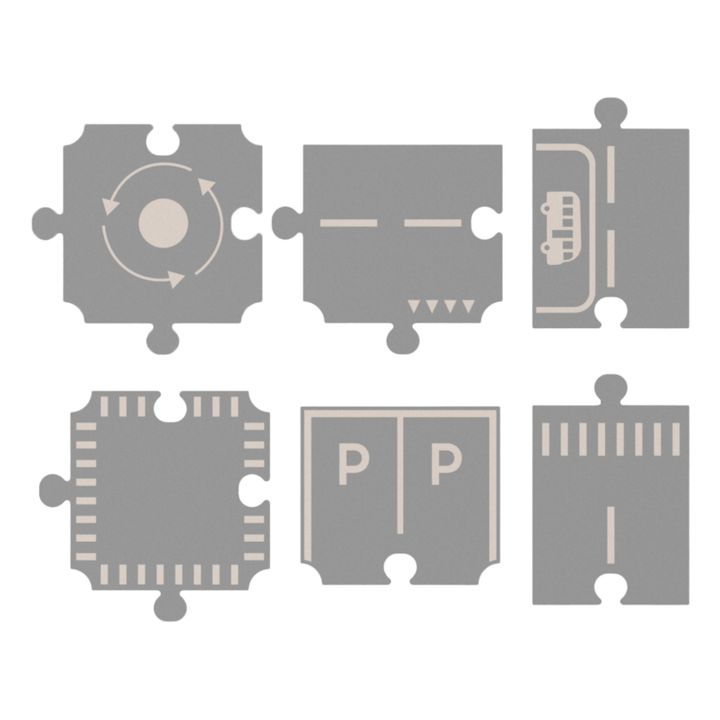 Puzzle de carretera - Lote de 6 | Ash grey/Sandy- Imagen del producto n°0