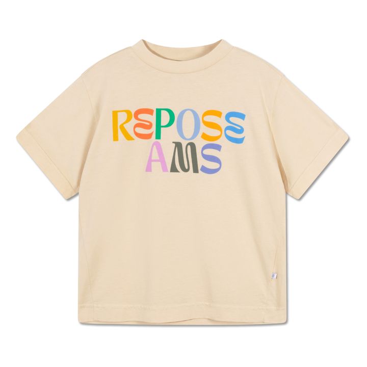 Organic Cotton Logo T-shirt | Ecru- Product image n°0