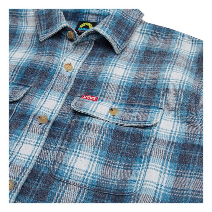 Camicia Vacay Check | Blu- Immagine del prodotto n°6