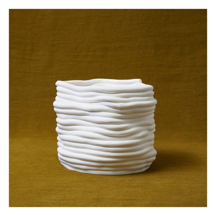 Silk Vase | Bianco- Immagine del prodotto n°0