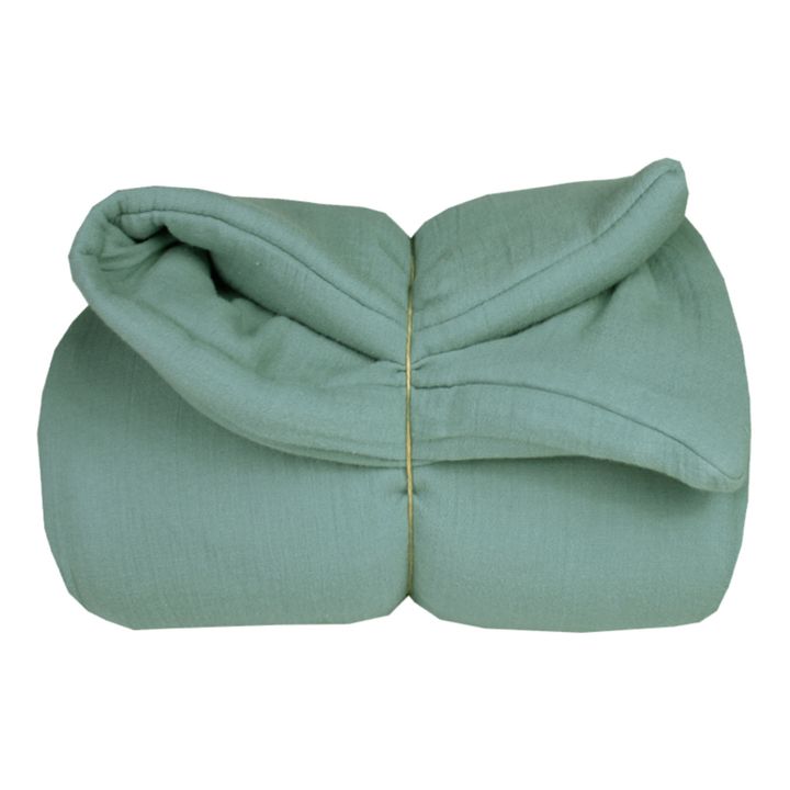 Edredon en gaze de coton bio | Willow Green- Product image n°0