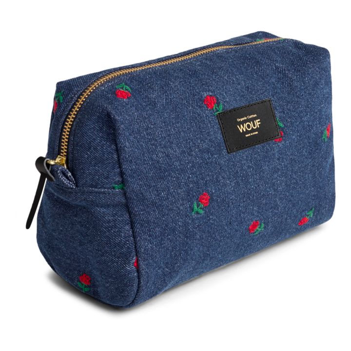 Borsa da toilette Amy in denim | Demin- Immagine del prodotto n°1