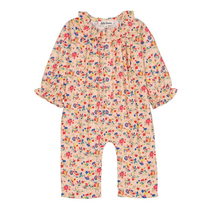 Filou Floral Claudine Collar Jumpsuit | Beige- Product image n°0
