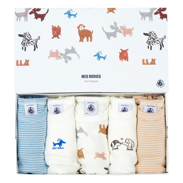 Lot 5 Bodies Hunde | Seidenfarben- Produktbild Nr. 2