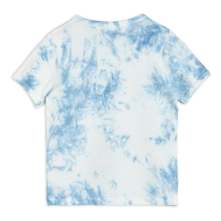 Camiseta Tie Dye Algodón Ecológico Mini Dove Rodini x Wrangler | Azul- Imagen del producto n°5