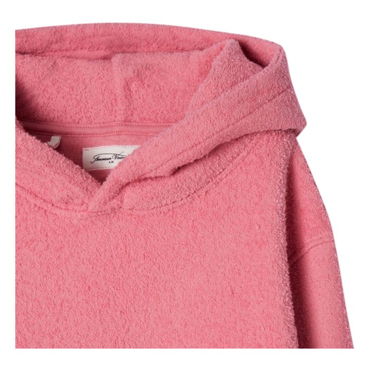 Sudadera con capucha de algodón ecológico Bobypark | Rojo chiné- Imagen del producto n°1