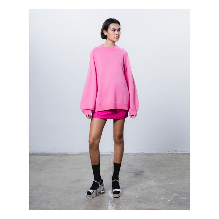 Maxi jersey de lana merina | Rosa Bombón- Imagen del producto n°1