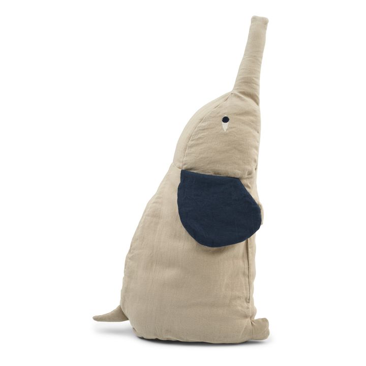 Plüschtier Elefant Halfdan aus Bio-Baumwolle | Sandfarben- Produktbild Nr. 0