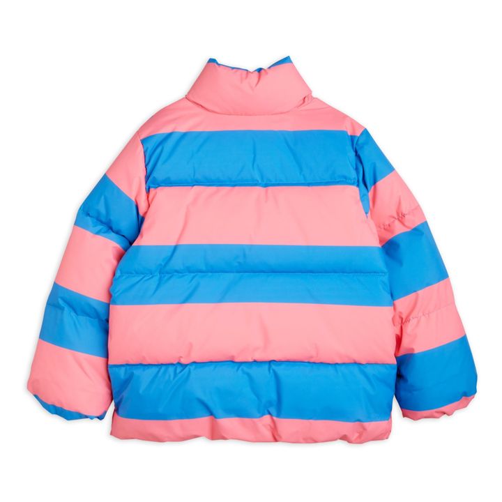 Chaqueta de rayas de poliéster reciclado | Rosa- Imagen del producto n°2