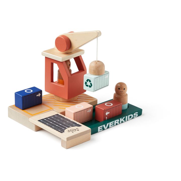 Wooden container holder- Product image n°0