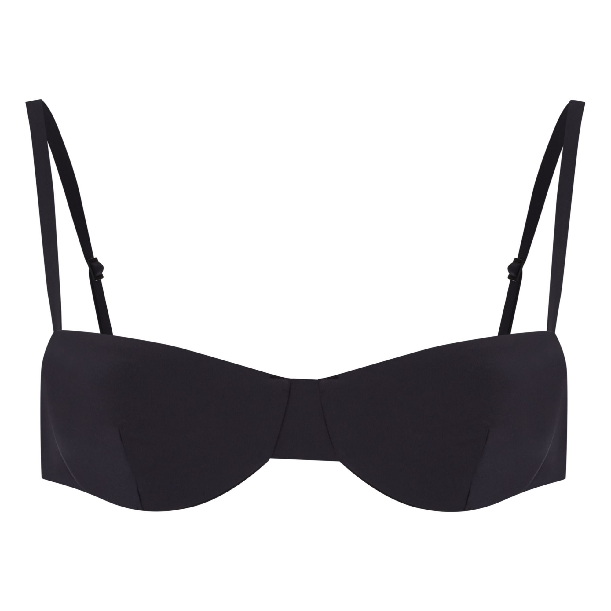 Ziah Classic Balconette Bikini Top Black Smallable