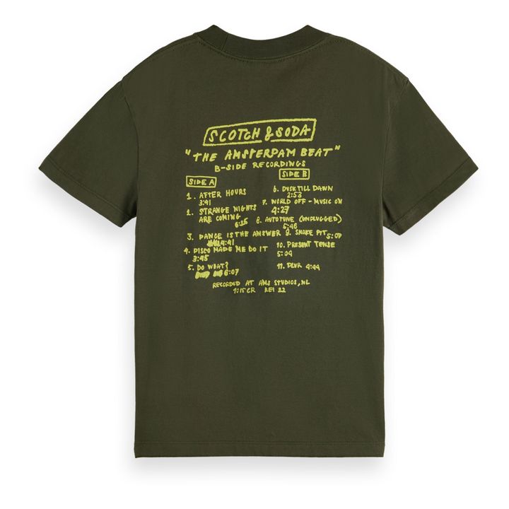 Camiseta Artwork | Verde Kaki- Imagen del producto n°4