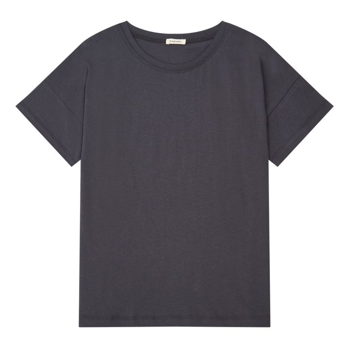 T-Shirt Coton Bio Romeu | Gris anthracite- Image produit n°0