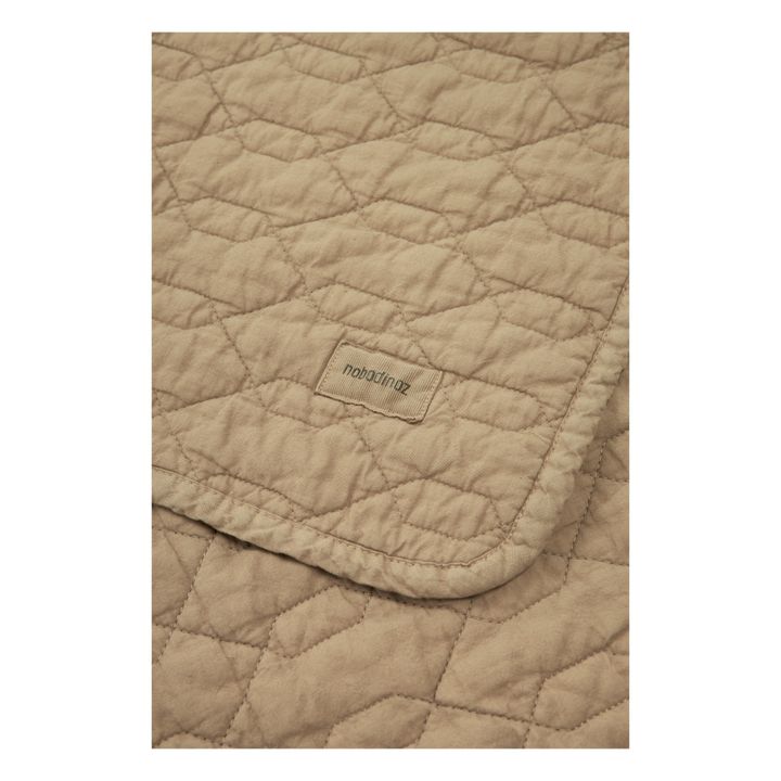 Wabi-Sabi quilted blanket | Sand- Product image n°2