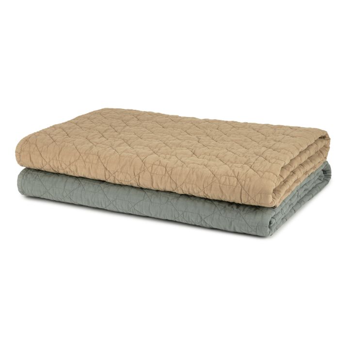 Wabi-Sabi quilted blanket | Sand- Product image n°3
