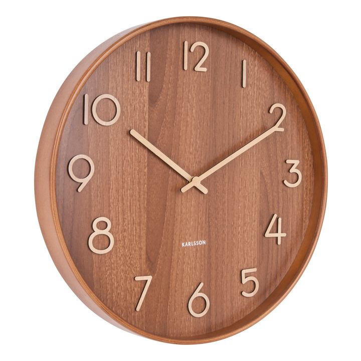 Orologio da parete Pure in legno | Bois clair- Immagine del prodotto n°3