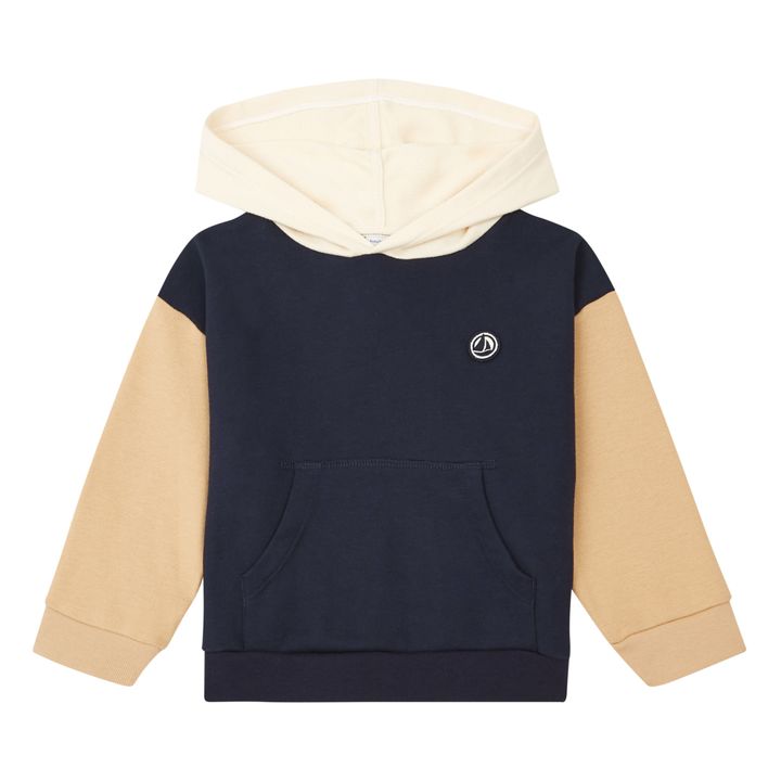 Sudadera con capucha Bicolor | Azul Marino- Imagen del producto n°0