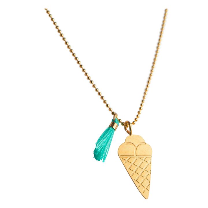 Pendentif Glace | Doré- Image produit n°0