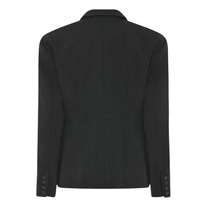 Blazer de lana virgen Caro | Gris Antracita- Imagen del producto n°7