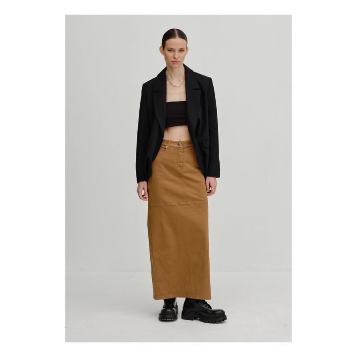 Falda Nikita Algodón orgánico | Camel- Imagen del producto n°4