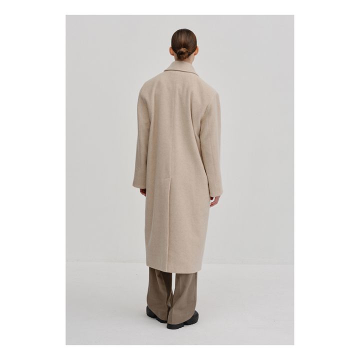 Abrigo Zion Lana reciclada | Crudo- Imagen del producto n°4