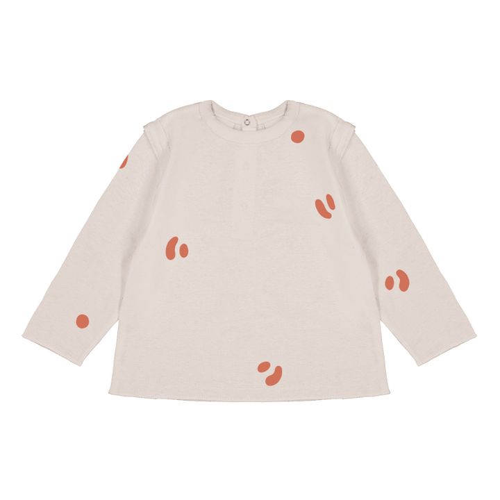 Camiseta de algodón pima orgánico Lala | Crema- Imagen del producto n°0