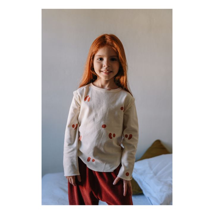 Camiseta de algodón pima orgánico Lala | Crema- Imagen del producto n°1