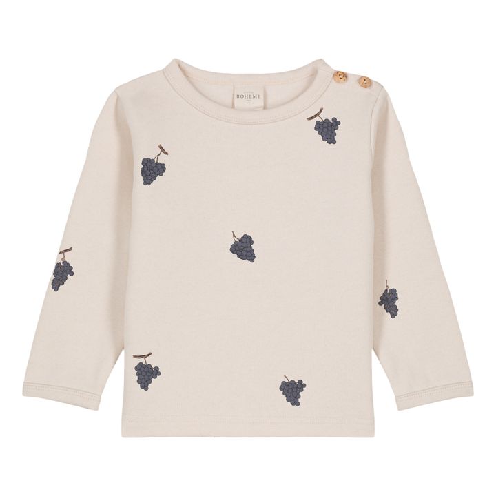 Noé Organic Cotton Raisins Sweatshirt | Ecru- Product image n°0