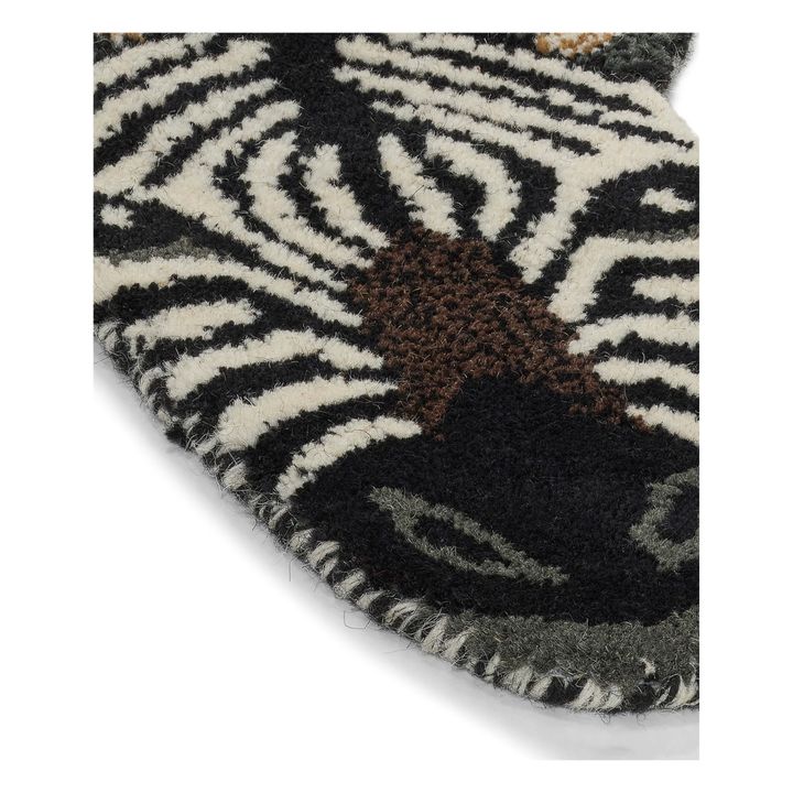 Teppich Zebra aus Wolle | Noir/Blanc- Produktbild Nr. 3
